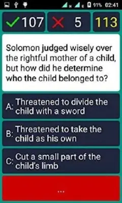 Bible Quiz & Answers android App screenshot 0