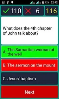 Bible Quiz & Answers android App screenshot 2